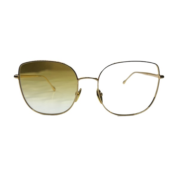Isabel Marant Gold Square Sunglasses - Picture 1 of 4